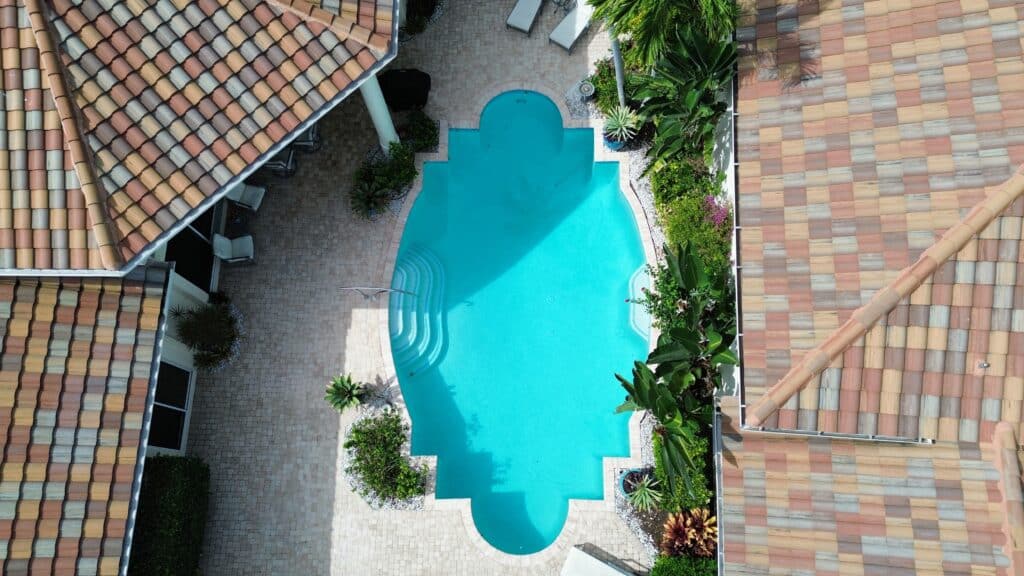 Italian style pool design Naples